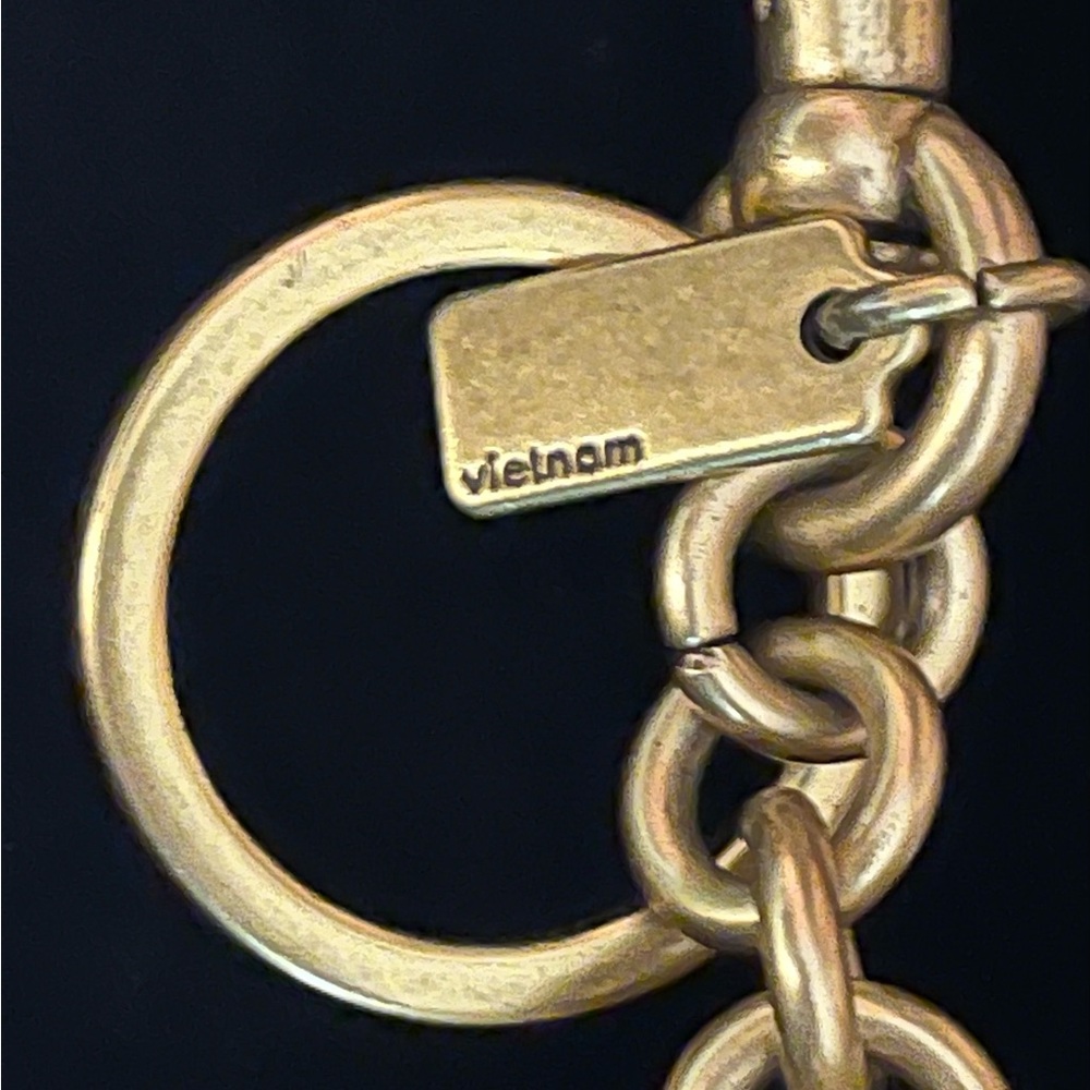 Coach RARE Shearling Teddy Bear Keychain - Picture 9 of 9